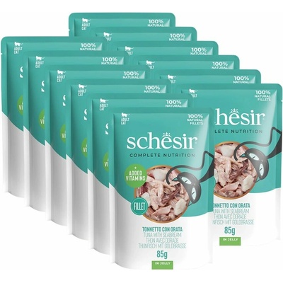 Schesir Cat tuniak s pražmou 12 x 85 g