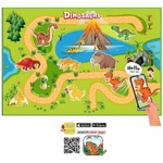 Jagu toys Говорещо и разказващо на български килимче за Динозаврите 100 х 75 см. с добавена реалност 811655