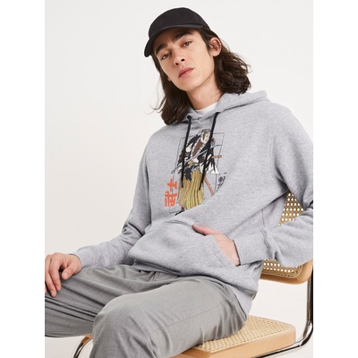 Celio Сив мъжки суитчър с щампа Celio TORC Celio | Siv | МЪЖЕ | S