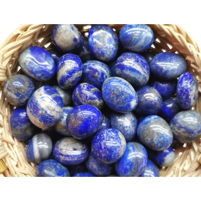 Nefertitis Lapis Lazuli tromlovaný A kvalita - L - cca 2,5 - 3 cm