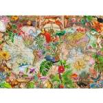 Trefl Puzzle - 1000 Premium Plus - Tea Time: Ancient World Map Trefl 12077