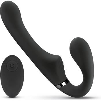Image 1 of No-Parts Avery Strapless Strapon Vibrating Dildo 22cm Black