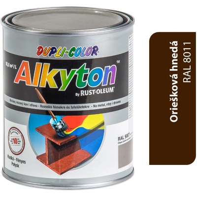 Rust Oleum Alkyton Lesklá R8011 hnedá oriešková 250ml