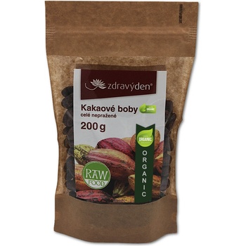 Aspen team Kakaové boby celé nepražené Raw Organic 200 g