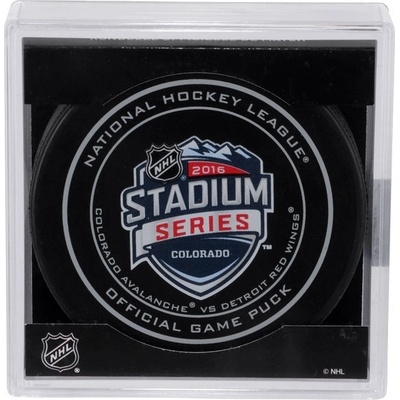 Sherwood Puk Stadium Series 2016 Detroit Red Wings vs Colorado Avalanche Official Game Puck