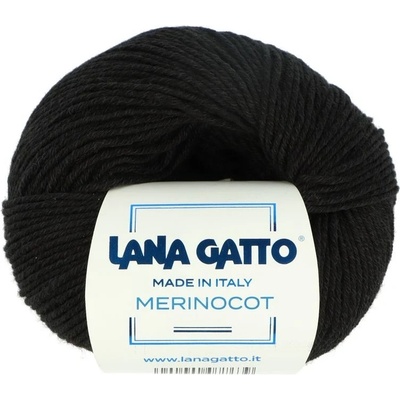 Lana Gatto Merinocot 10008 čierna