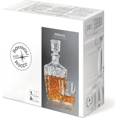Bormioli Rocco Whiskey set Dedalo 7 ks