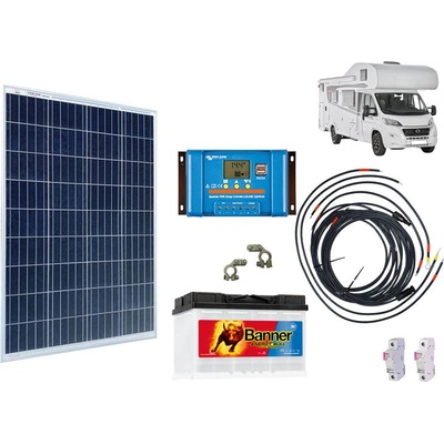 Victron Energy karavan 130Wp Banner 75Ah