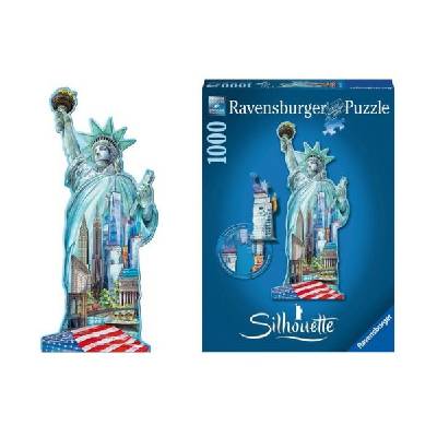 Ravensburger tvarové Socha Svobody New York 1000 dílků