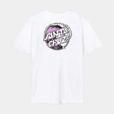 SANTA CRUZ tričko Offshore Dot T Shirt White WHITE