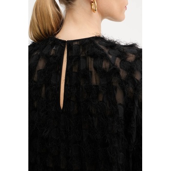 HUGO BOSS Блуза boss baima дамска в черно с десен 50546822 (50546822)