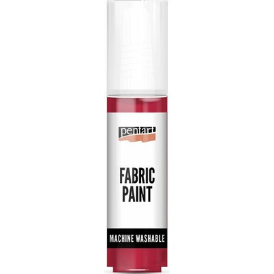 Pentart farba na textil 20 ml červená