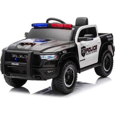 mamido Dětské elektrické autíčko Dodge Ram policejní