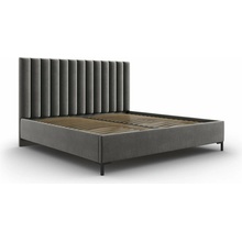 Mazzini Beds Casey s úložným priestorom s roštom Sivá