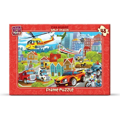 Art Puzzle Детски пъзел Art Puzzle от 48 части - Градски трафик (5918)