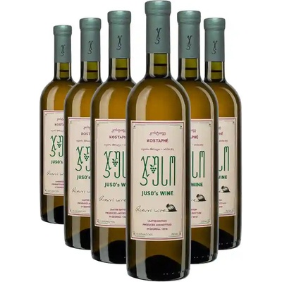 JUSO's Winery Juso KOSTAPHÉ oranžové kvevri víno 13% 6 x 0,75 l (čistá fľaša)