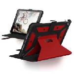 Urban Armor Gear Gear Metropolis Folio Case - удароустойчив хибриден кейс от най-висок клас за iPad 7 (2019), iPad 8 (2020) (червен)