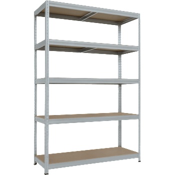 Carmen Метален стелаж STAR PL 213x120x60 см, до 250 кг на рафт - цинк (3580520)