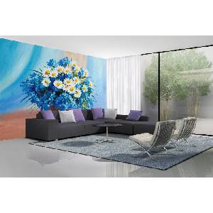 DIMEX ART Самозалепваща се флизелинова фототапета картина - син букет 375 x 250 см