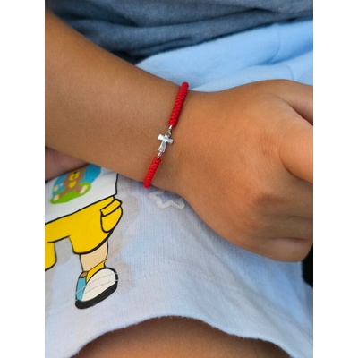 Кръст от бяло злато за бебе/дете (Дзг16)