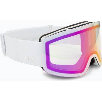 uvex Скиорска маска UVEX Provoqe V white matt/vario pink mirror