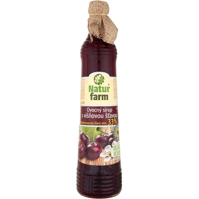 Naturfarm Višňový sirup 33% ovocie 0,7 l