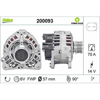 Generátor VALEO 200093