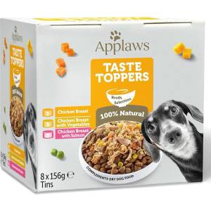 Applaws Dog Taste Toppers Бульон Селекция 8 x 156 г