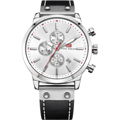 MINI FOCUS Часовник Mini Focus TO-23853 - Черен / Сребърен KP23853 (TO-23853)