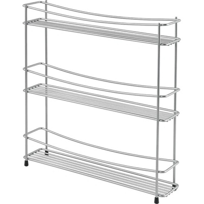 Metaltex Kumino organizér na kořenky stříbrná 35 cm 37 cm 7 cm