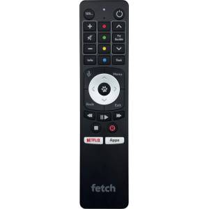 FETCH Gen 2 Mini 4K, Mighty PVR, Mini H671T M616T M605T, Mini & Gen 2 Set Top Box, Bluetooth - оригинален дистанционен контрол с гласово управление (Gen 2 Mini 4K, Mighty PVR, Mini H671T M616T M605T, Mini & Дистанционно