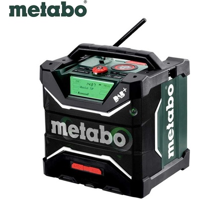 Metabo Радио акумулаторно, Metabo RC 12-18 32W BT DAB+, 12-18V/220V, 32W, FM, AUX/Bluetooth/USB-C, дисплей (600779850)