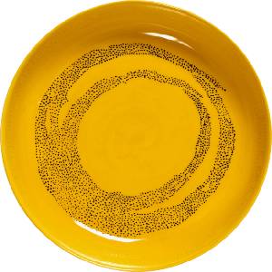 Serax Feast Дълбока чиния 22 см, жълто-черен (B8921008J)