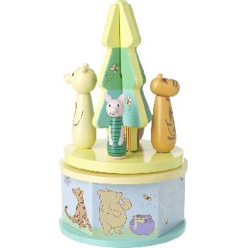 Orange Tree Toys Дървена музикална въртележка Orаnge Tree Toys - Мечо Пух (OTT15046)