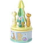 Orange Tree Toys Дървена музикална въртележка Orаnge Tree Toys - Мечо Пух (OTT15046)