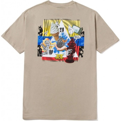 HUF Seeing Things Triple Triangle Tee sand