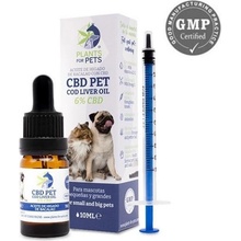 Plant Of LifePro domácí mazlíčky CBD olej z tresčích jater 6% 10 ml