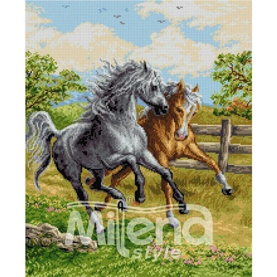 Milena Style Игриви кончета - гоблен със схема конци Ariadna 1: 4
