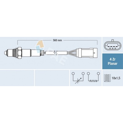 Lambda sonda FAE 77153