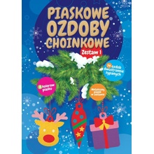 Piaskowe ozdoby choinkowe zestaw 1