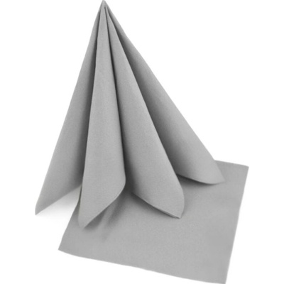 Paper Design Ubrousky Tendance 2V Šedé 38x38cm