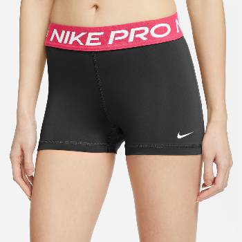 Nike Дамски къси панталони Nike Pro Three Inch Shorts Womens - Black / Pink