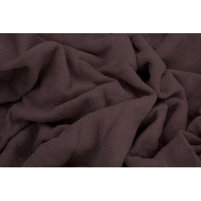 TOP Q froté plachta tmavo HNEDÉ 90x200