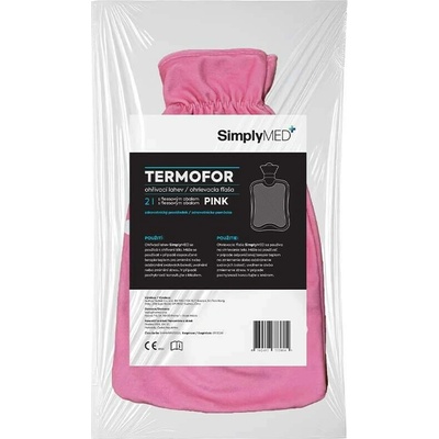 SimplyMed Termoflor s fleesovým obalem Pink 2 l 1 ks