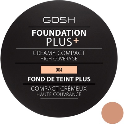 Gosh Foundation Plus Cremy Compact 004 natural 9g компактен крем фон дьо тен 9г