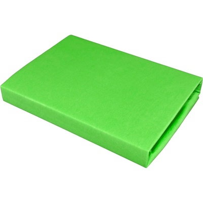 2P SERVIS prostěradlo Vigo Jersey zelené 100% Bavlna 100x200x25