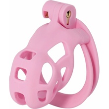 Klietka na penis Hidden Desire Extreme Penis Prison Short ružová, pás cudnosti pre mužov 60 mm