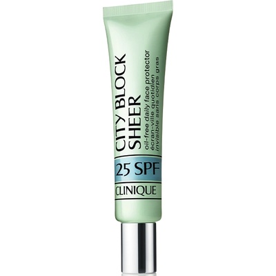 Clinique City Block Sheer Oil-Free Daily Face Protector Broad Spectrum Spf 25 Слънцезащитен продукт дамски 40ml