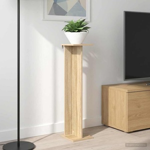 vidaXL Стойка за растения Дъб сонома 25 x 25, 5 x 100, 5 см (899630)