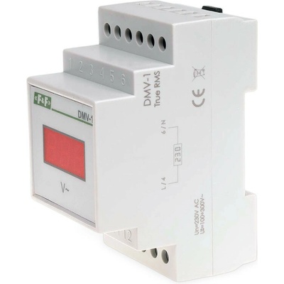 DMV-1 TrueRMS - 1-fázový digitálny voltmeter, 100-300V, presnosť 0,5%